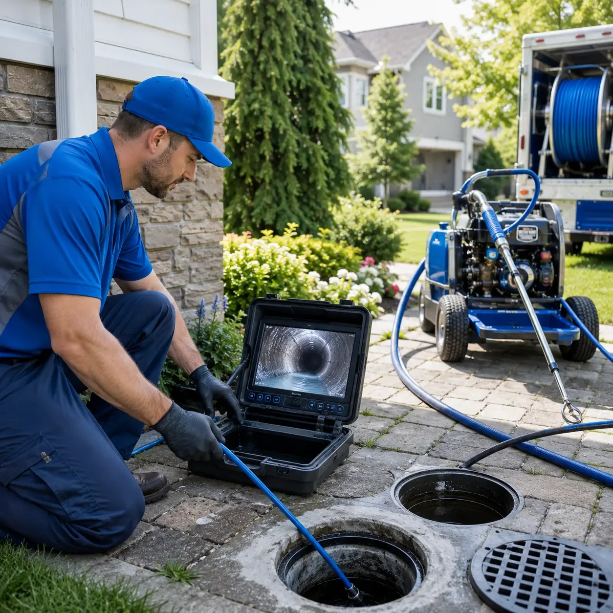 Outdoor drain cleaning professionals serving Steger, IL